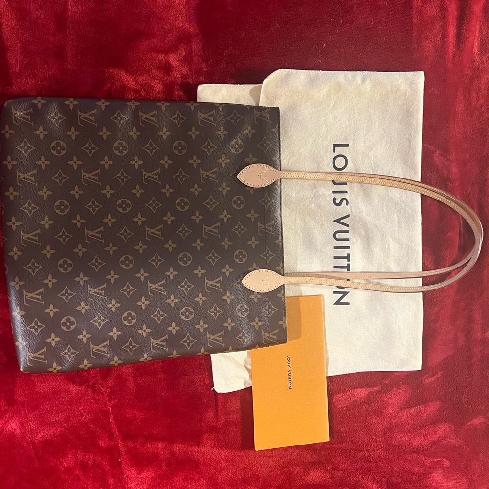 Louis Vuitton Carry It- Monogram Canvas with Red Interior